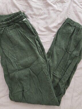 PINK Victoria's Secret Olive Green Joggers
